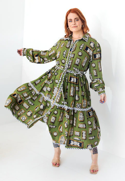 Button Down Dress in Venezia