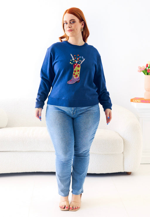 Rodeo Jumper in Navy