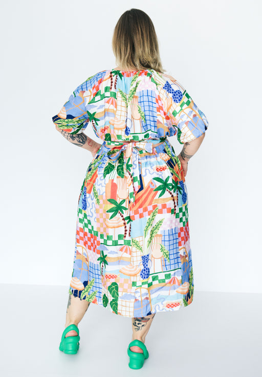 Baby Cut Out Dress in Greece