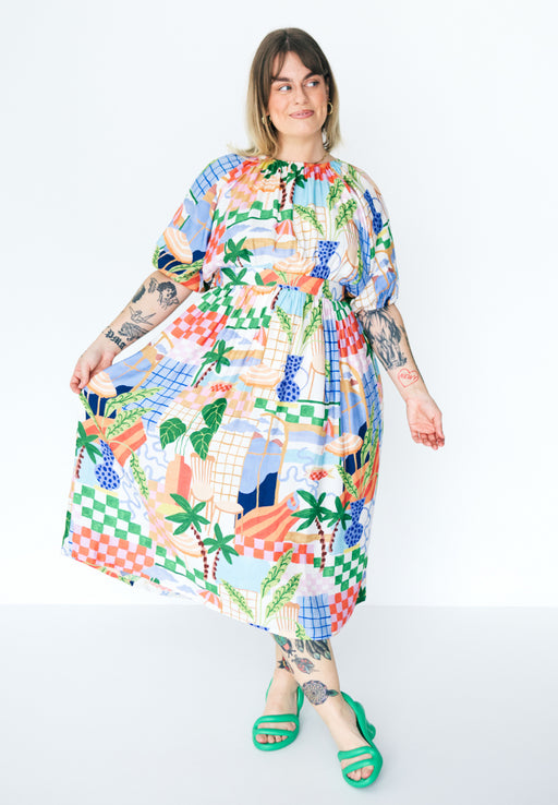 Baby Cut Out Dress in Greece